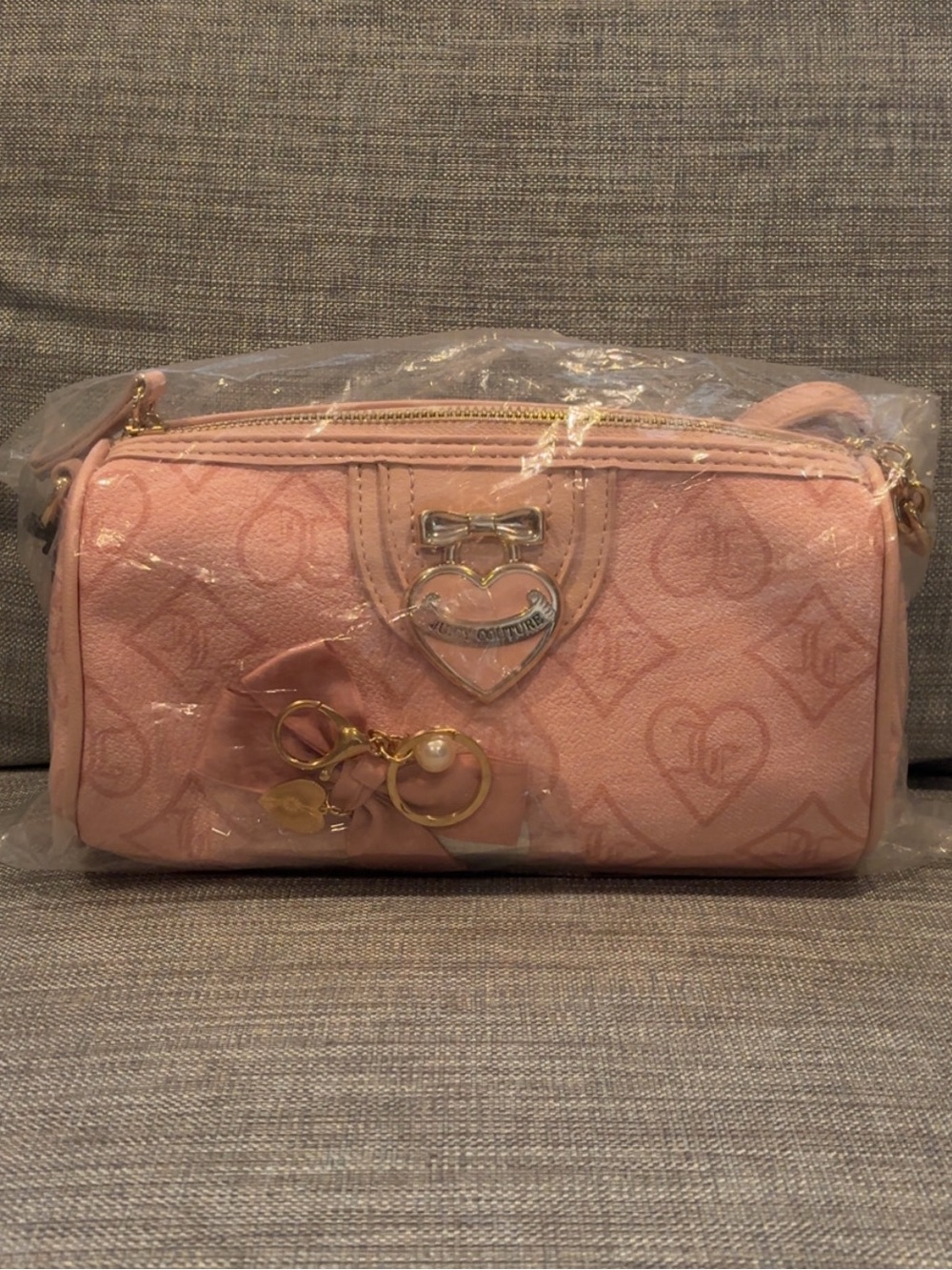 Juicy Couture Pink Clay Precious
Moments Crossbody Bag